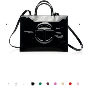 Telfar Medium Shopping Bag - Black Patent
